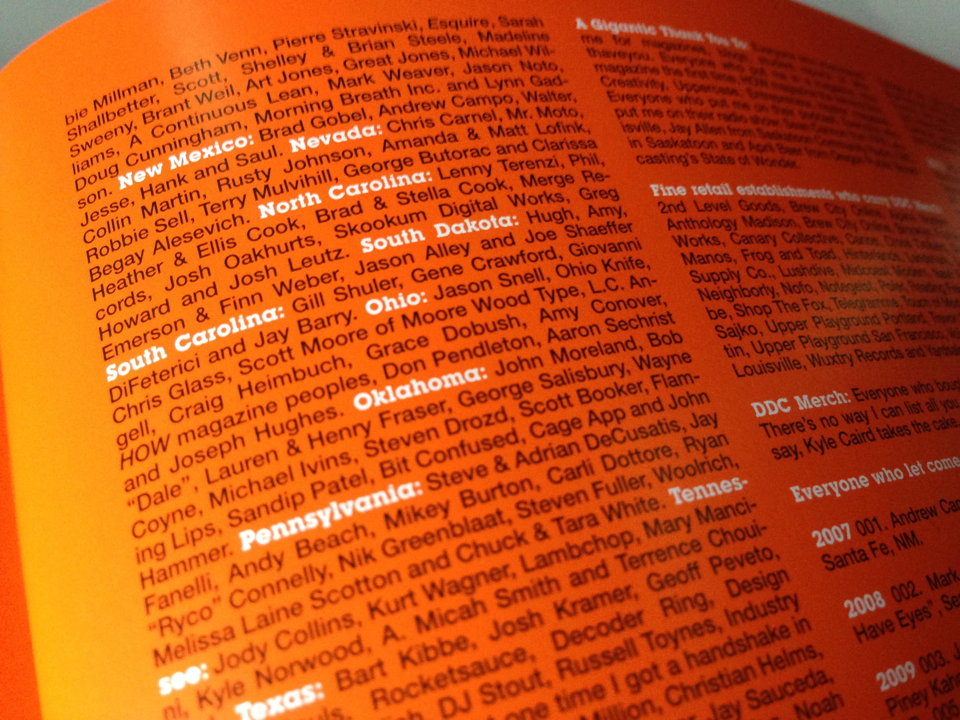 Meet Aaron James Draplin. Thick line maker at DDC and creator of Field