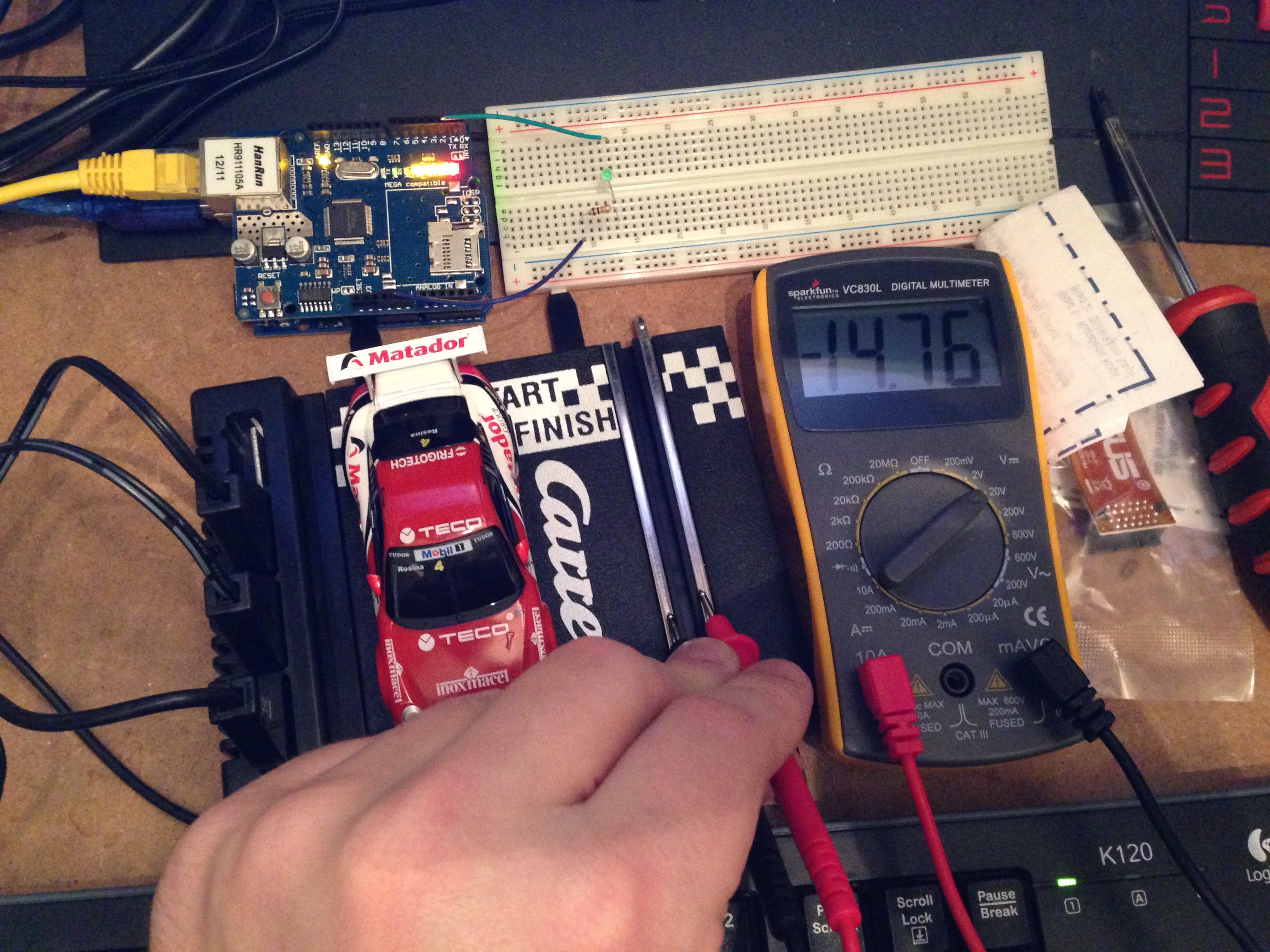 arduino slot car