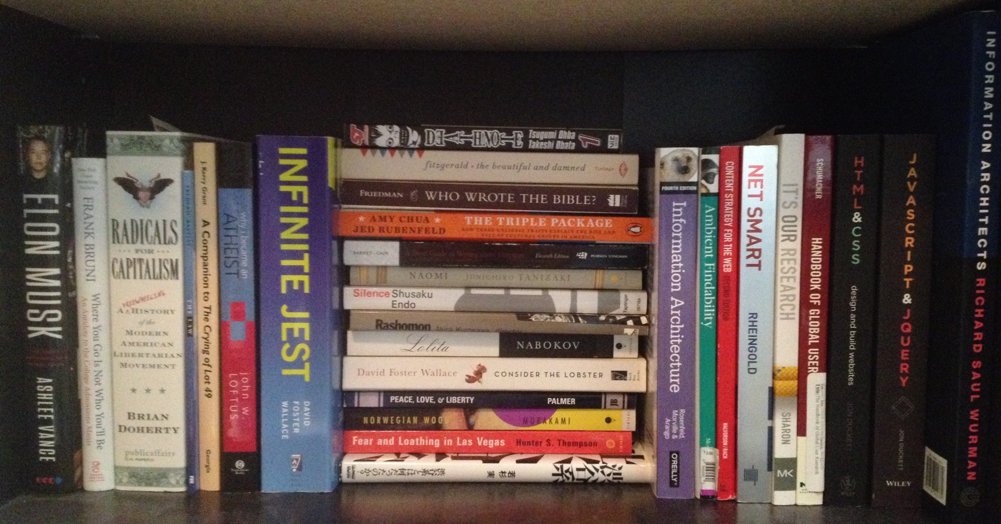 Understanding Information Architecture Via My Bookshelf