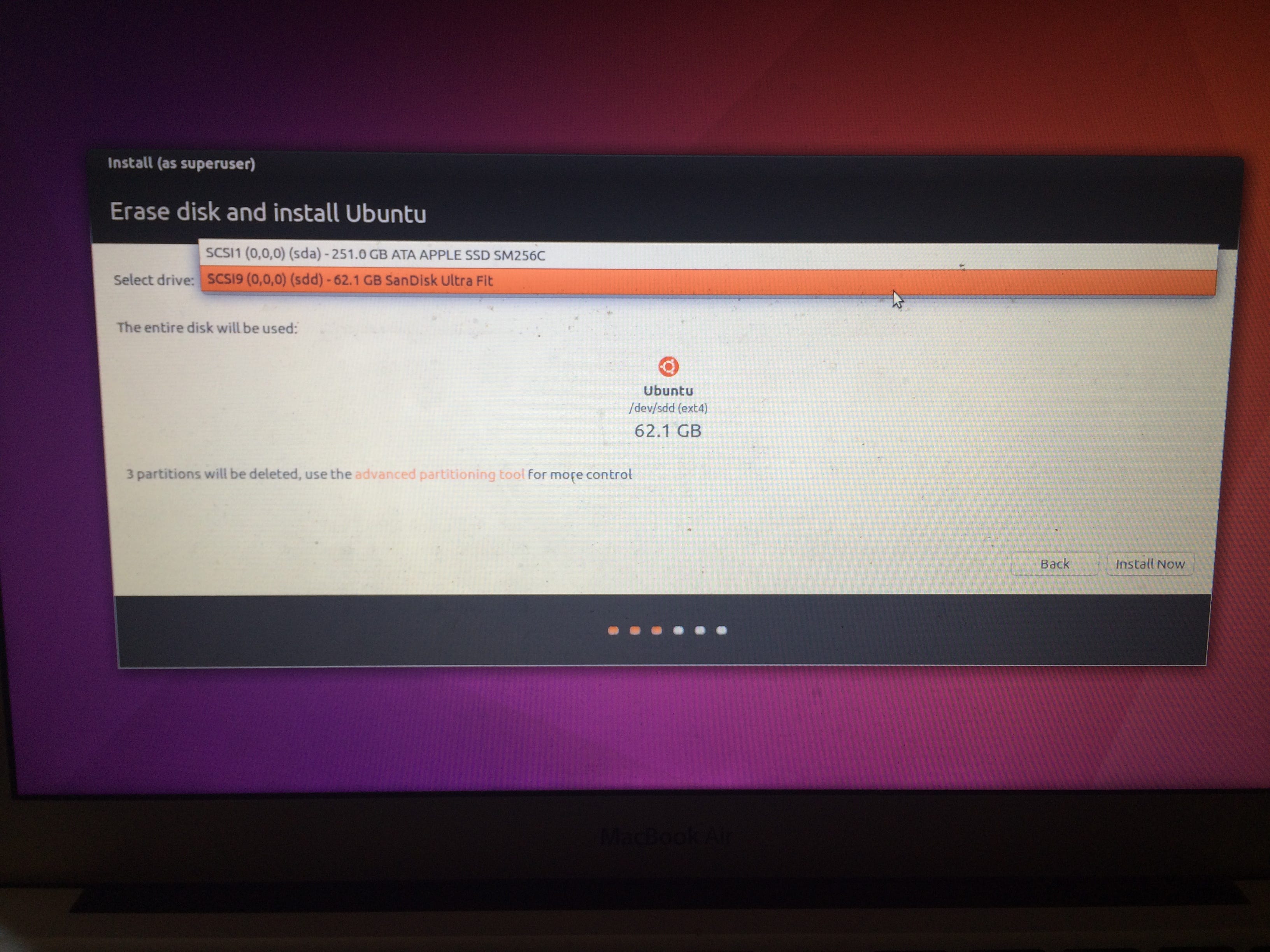 Ubuntu for macbook air Ubuntu for macbook air