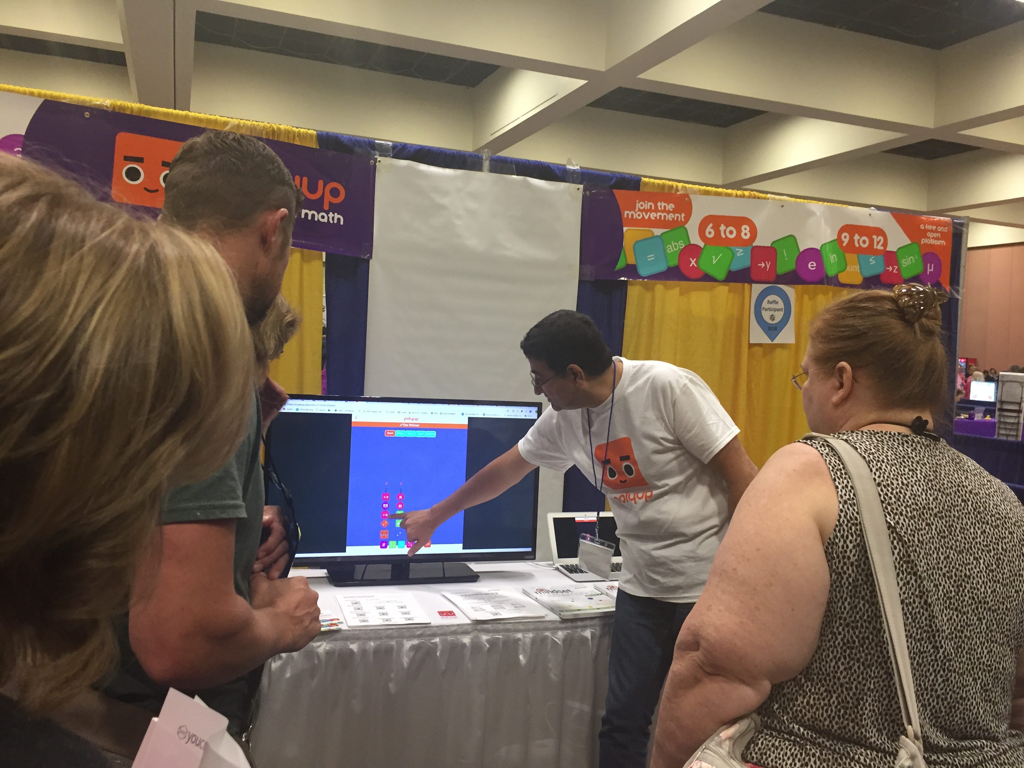 Polyup at california mathematics council south 18 by lucas