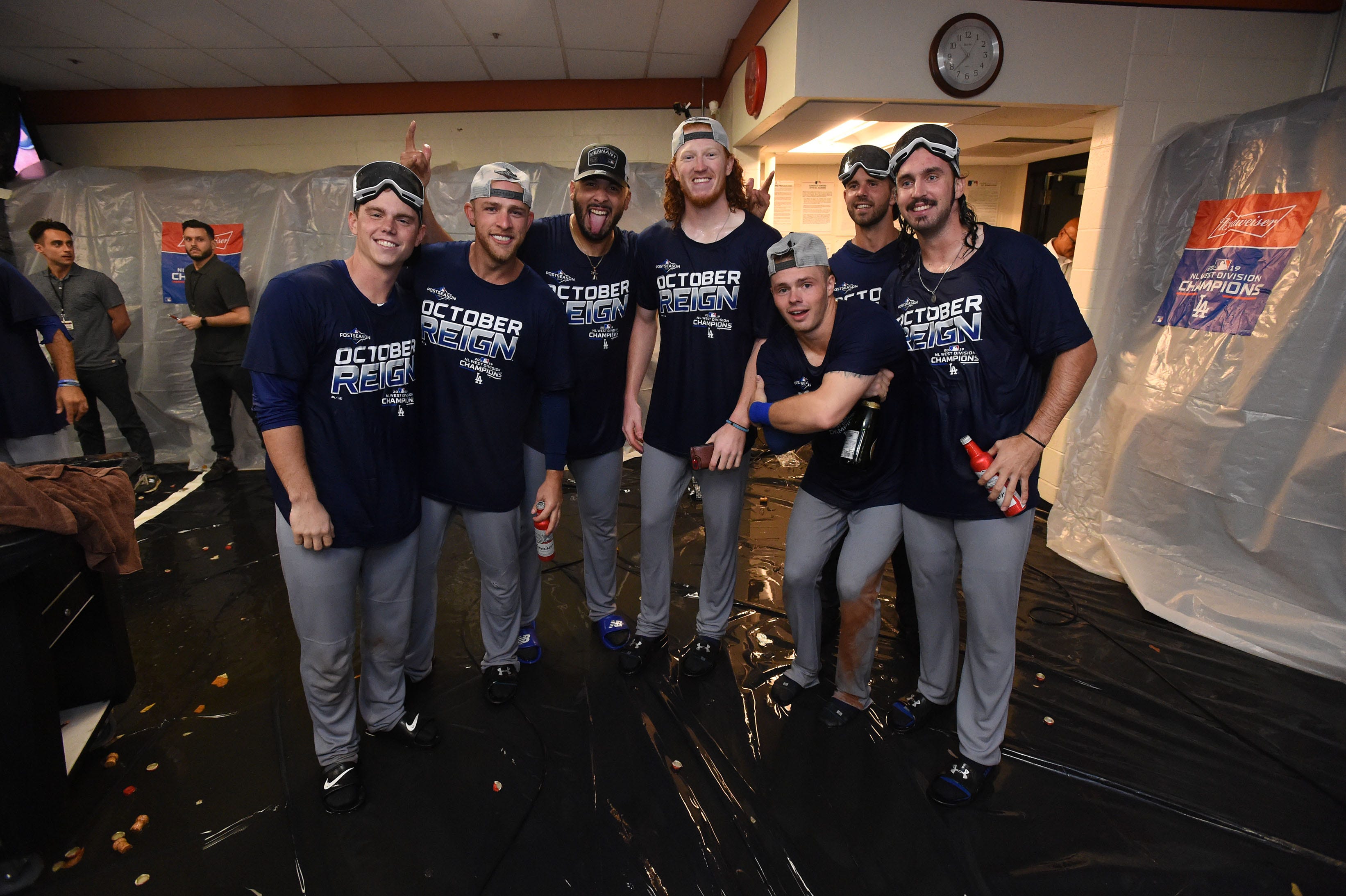 dodgers nl west champs shirt