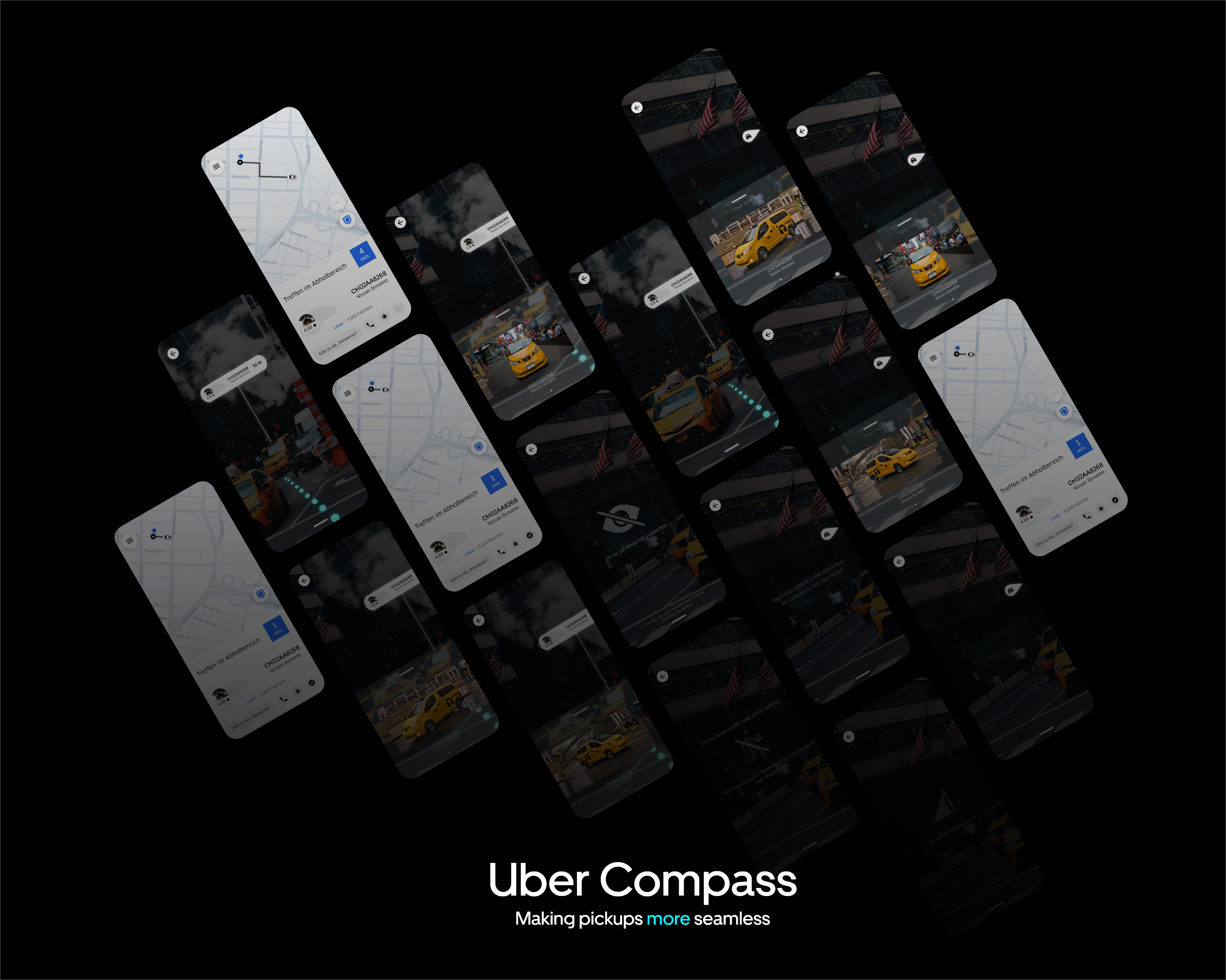 Uber Compass, an AR UX/UI Case Study  by Nikhil  Muzli - Design 
