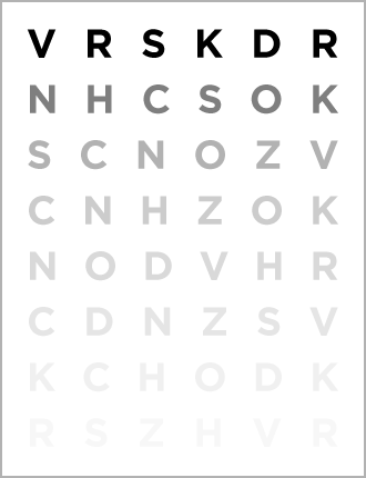 Eye Chart Typeface