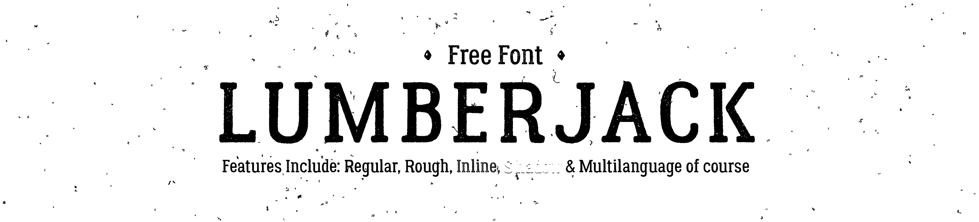 Free Font “Lumberjack”. by Aleksei Kalinin | by FIFTYTWO | Medium