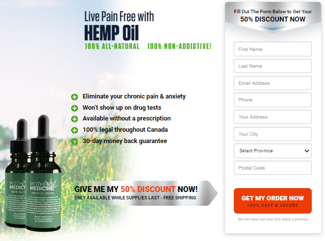 Mothers Medicine CBD Oil Canada