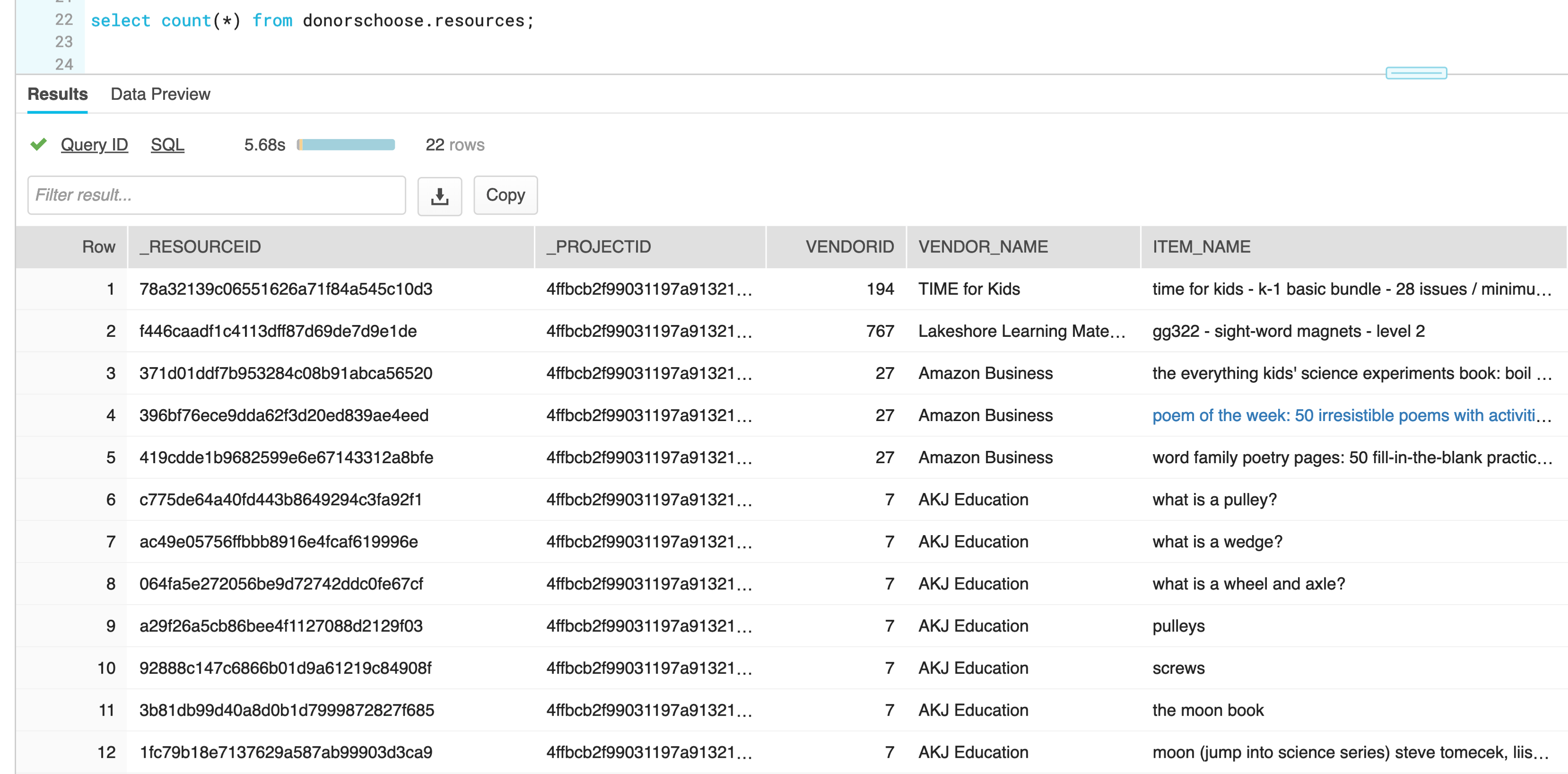 Generating A Json Dataset Using Relational Data In Snowflake