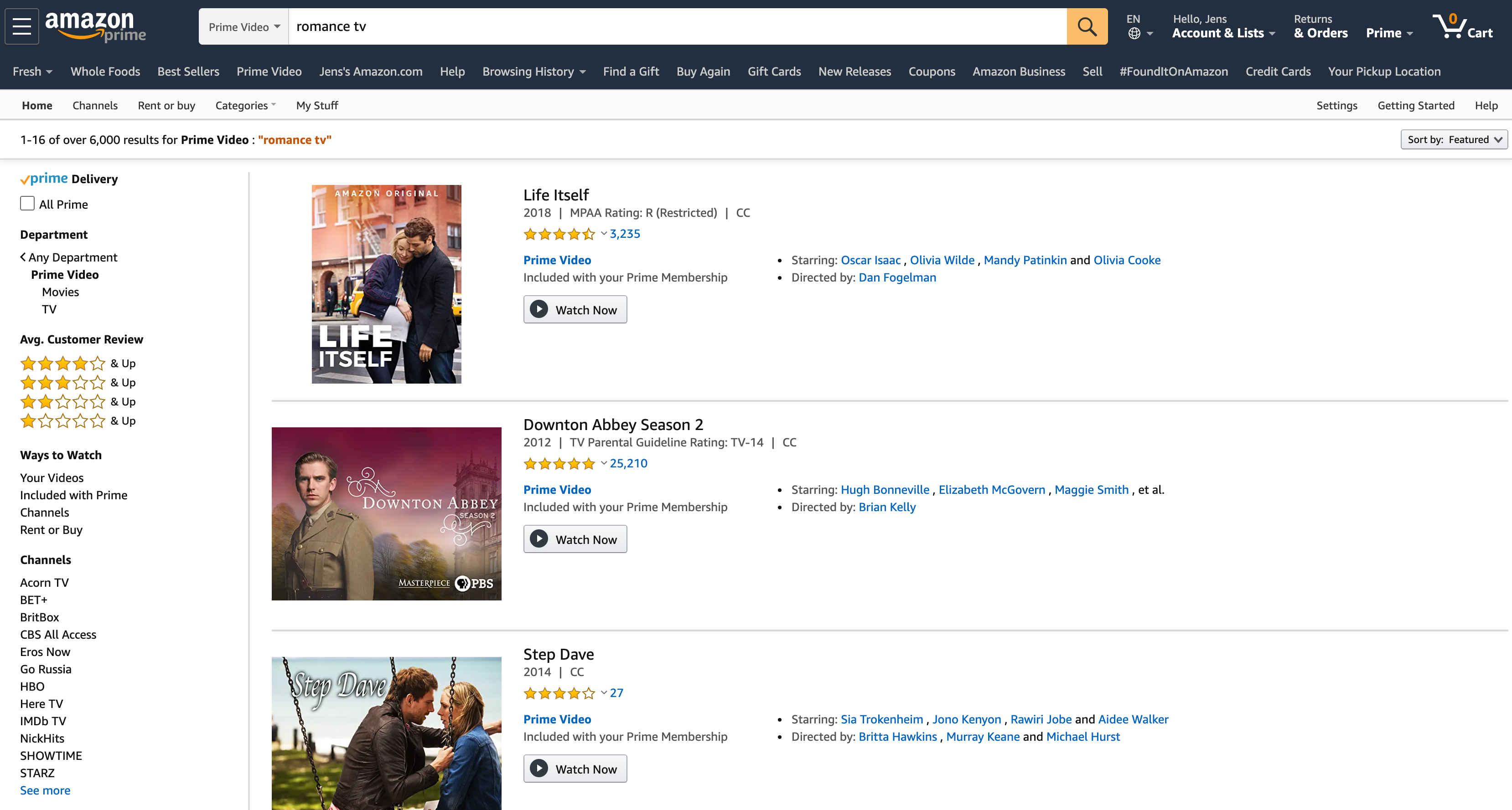 Prime Video, you could be better. Amazon Prime Video lags behind other… |  by Jens Vyff | UX Collective