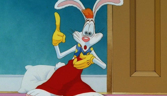 jessica rabbit and bugs bunny