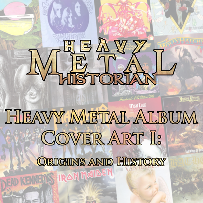 The Origins and History of Heavy Metal Album Cover Art by Greg Davies