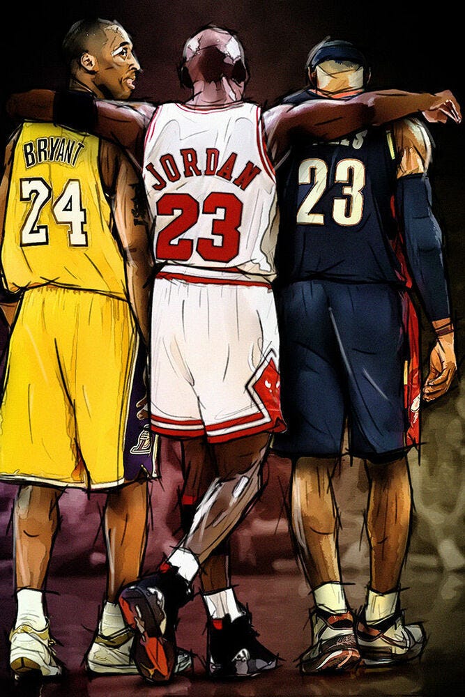 Michael Jordan vs LeBron James y Kobe Bryant | by Smoking Basketball |  Medium