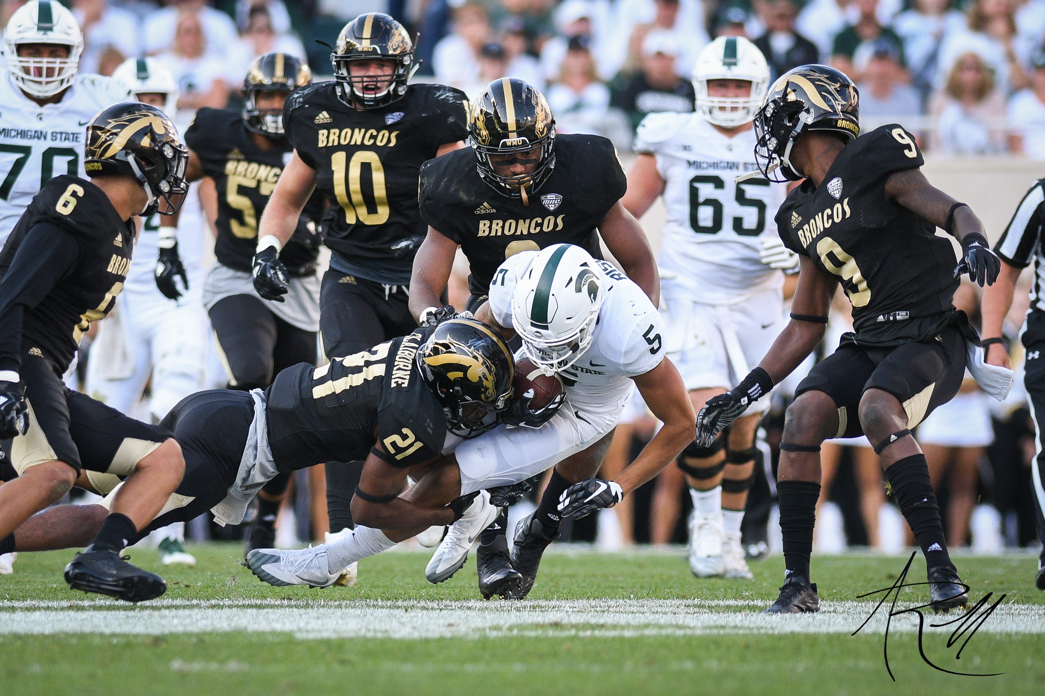 Michigan State Football vs. Western Michigan by Adam Ruff Medium