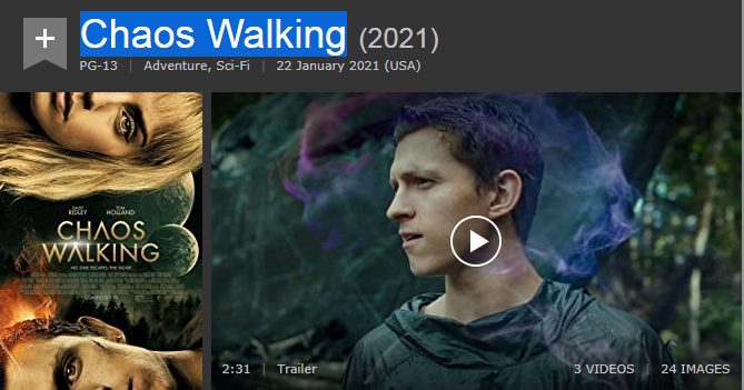 D O W N L O A D Chaos Walking 2020 Full Online Hd By Chaoswalking Medium