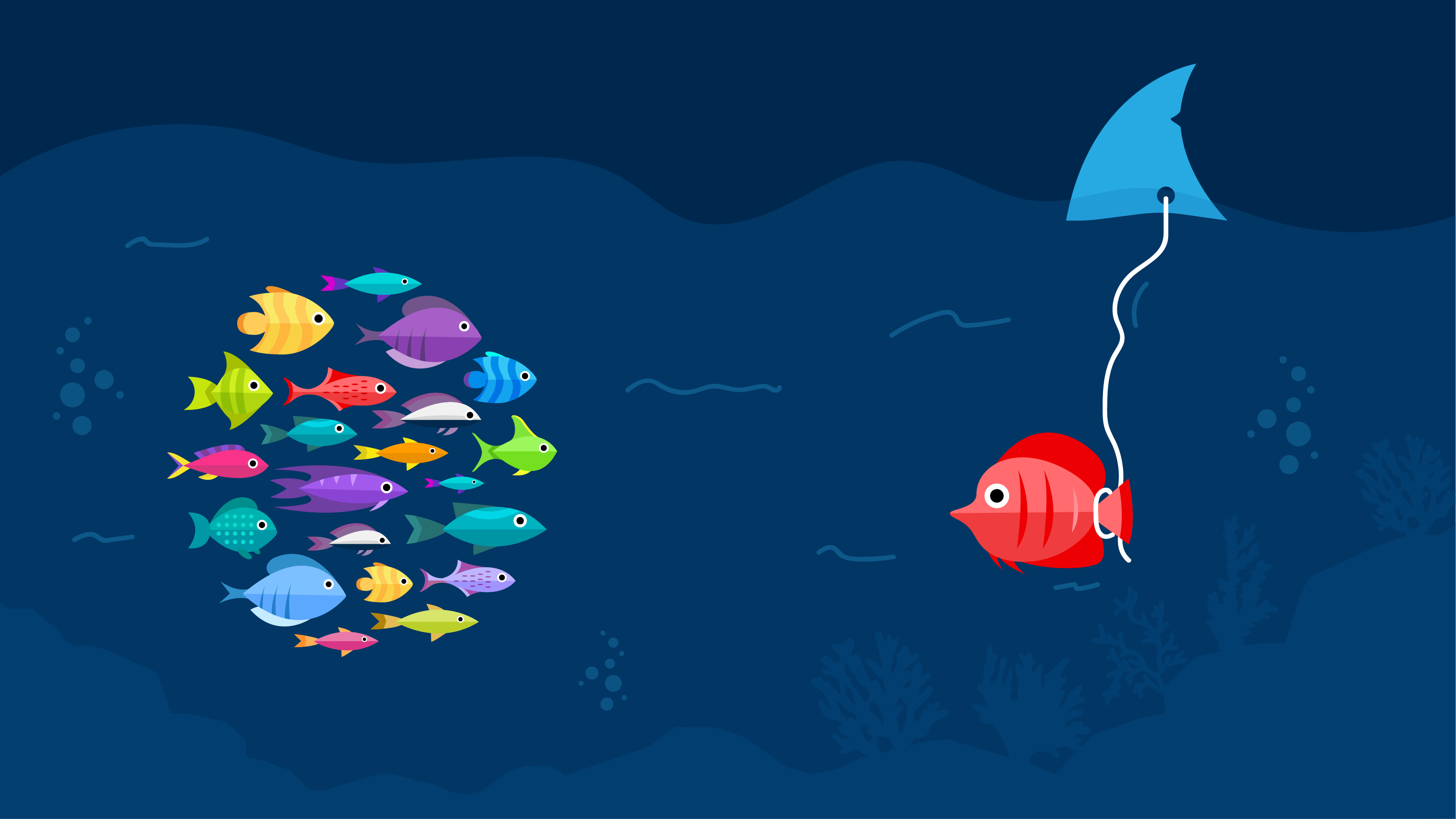 How A Small Fish Swims In A Big Pond Bannersnack Medium
