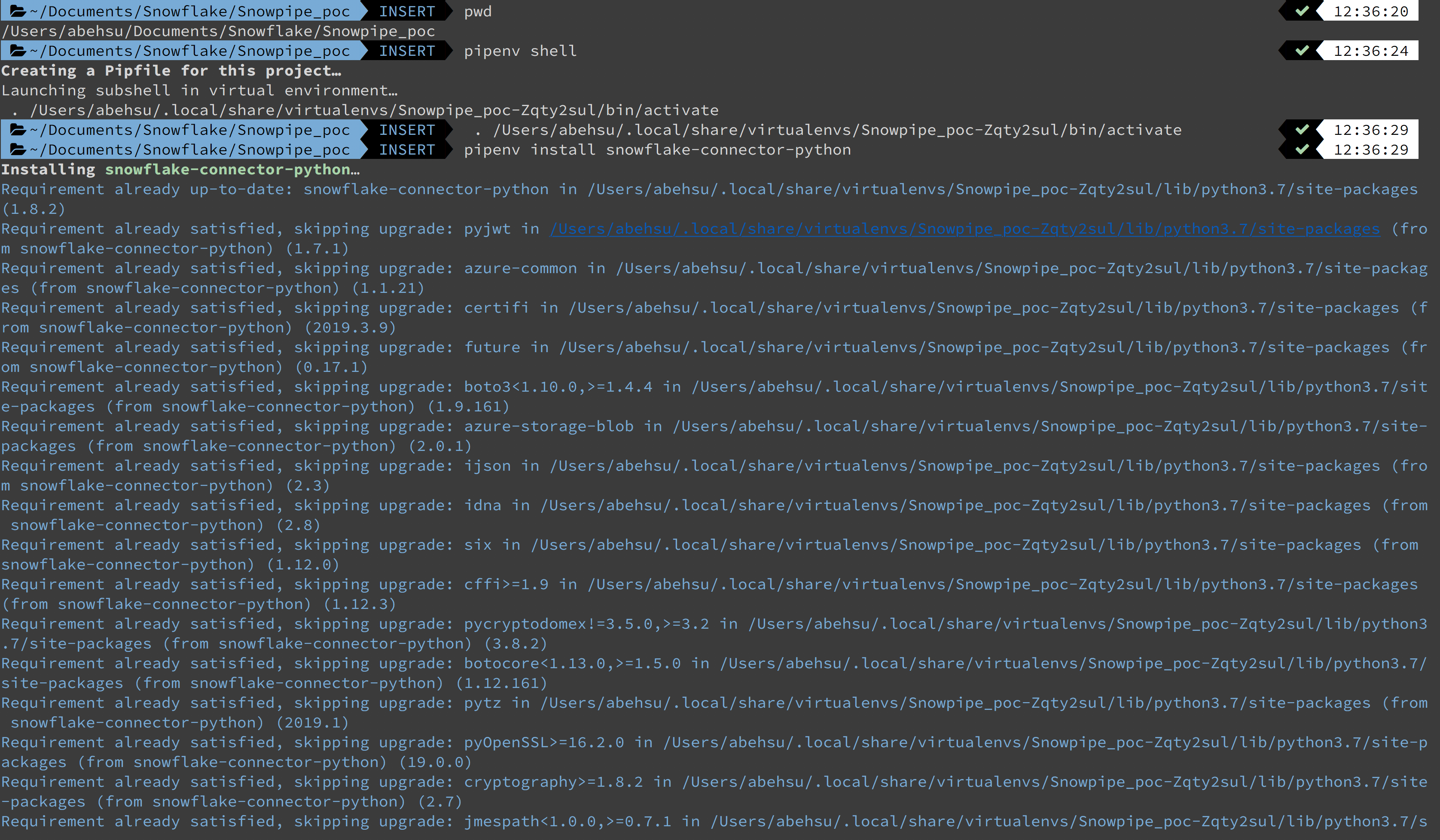 Snowflake Connector for Python. Prerequisites | by abehsu | ㄚ北的所見所聞 ...