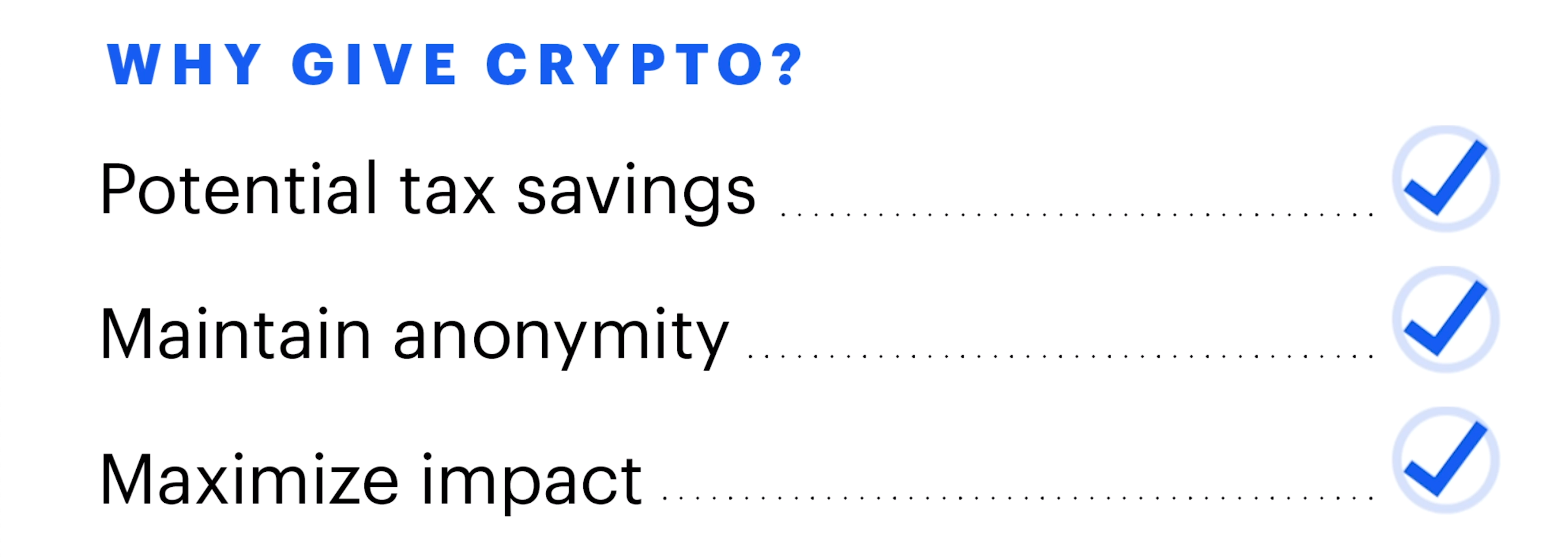 More impact, more privacy: the benefits of donating (and ...