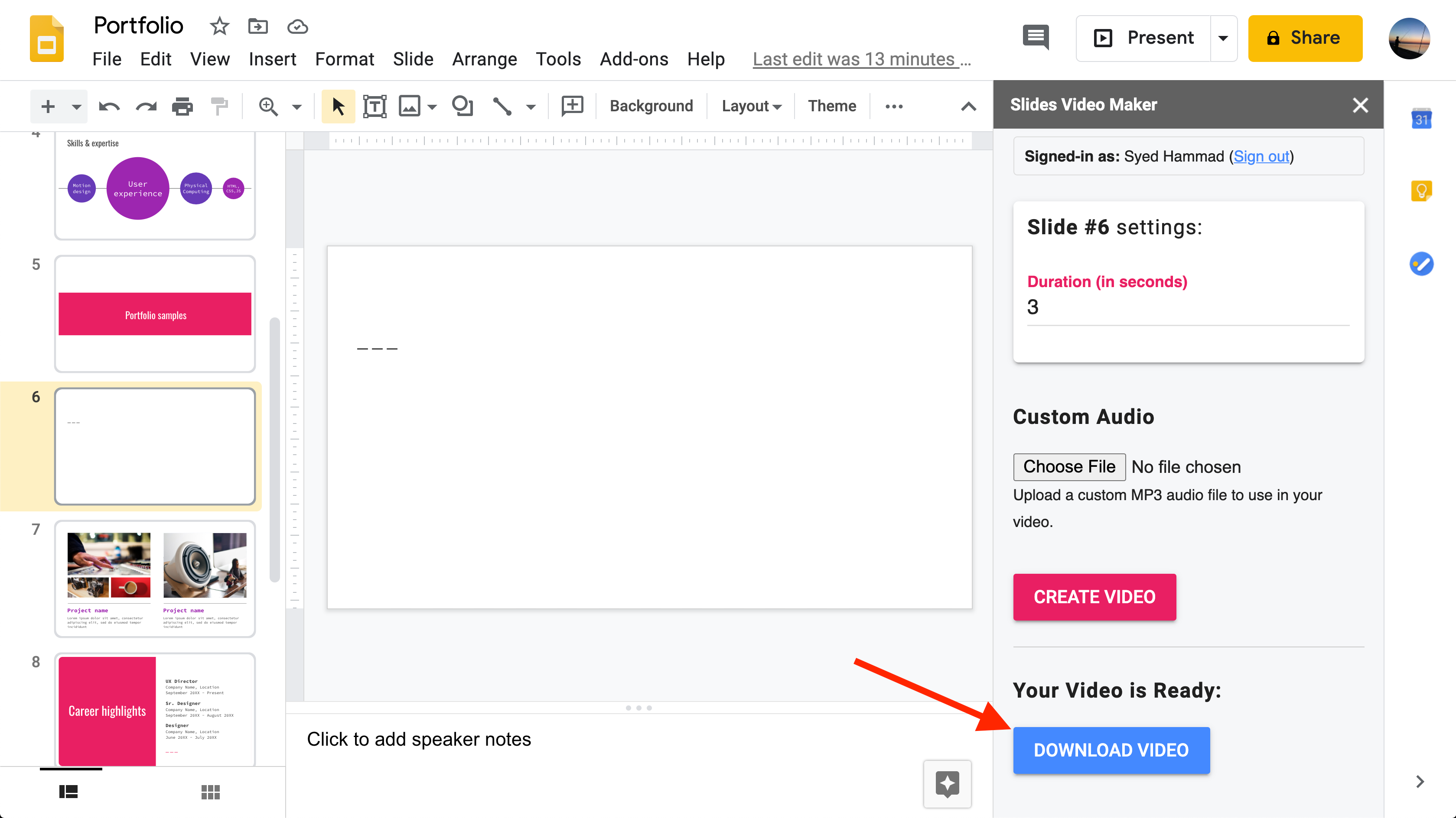 How to convert Google Slides to Video by Hammad Sep, 2020 Medium
