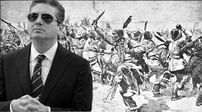 Daniel Snyder Daydreams About Wounded Knee For Kneeling Redskins By Damian Perfectlyimperfectpeople Medium Daniel Snyder Daydreams About Wounded Knee For Kneeling Redskins By Damian Perfectlyimperfectpeople Medium