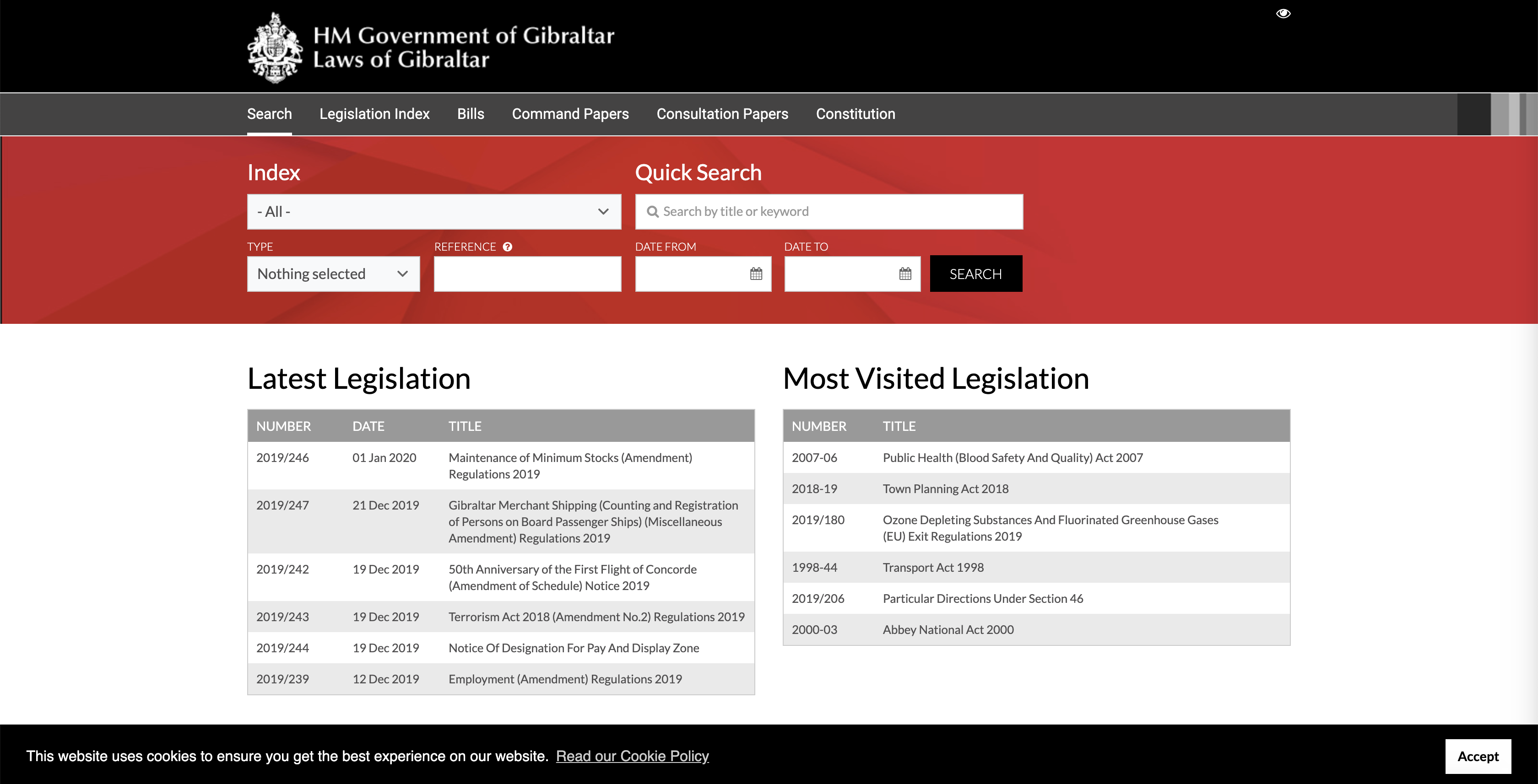 “Rewriting the laws” of a British Overseas territory with SQL Injection