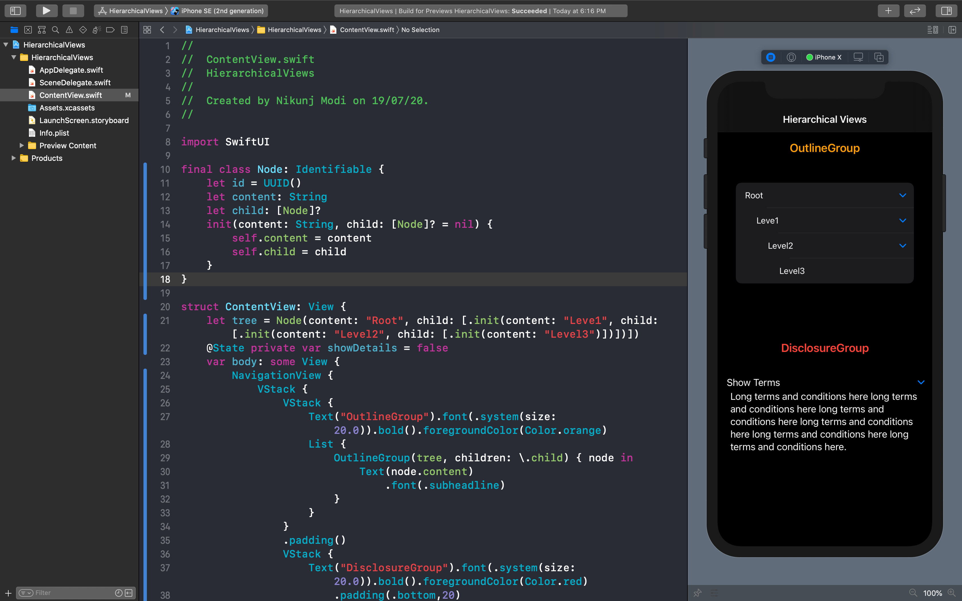 SwiftUI (iOS 14) || Hierarchical Views | by MdNiks | Medium