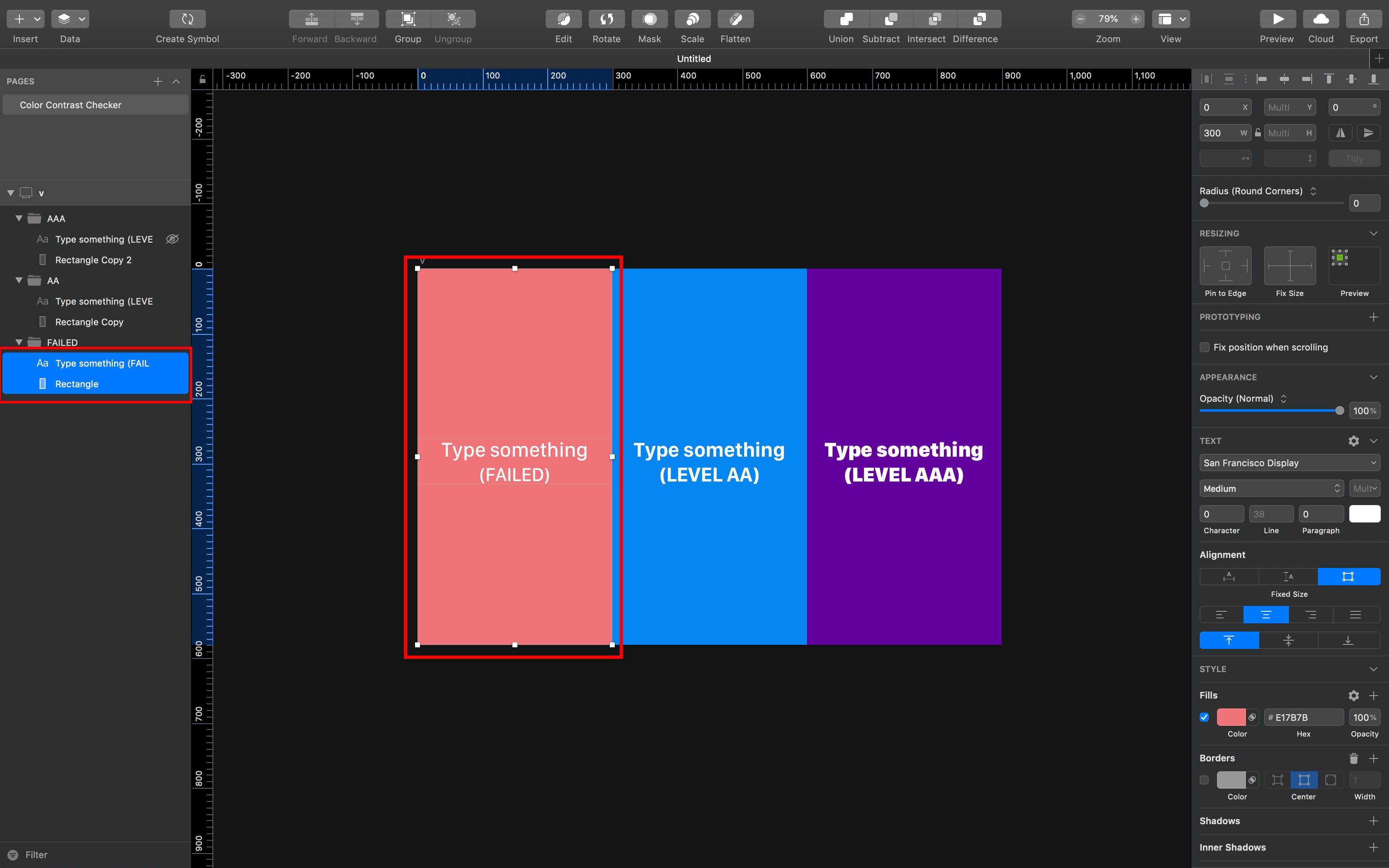 color contrast test