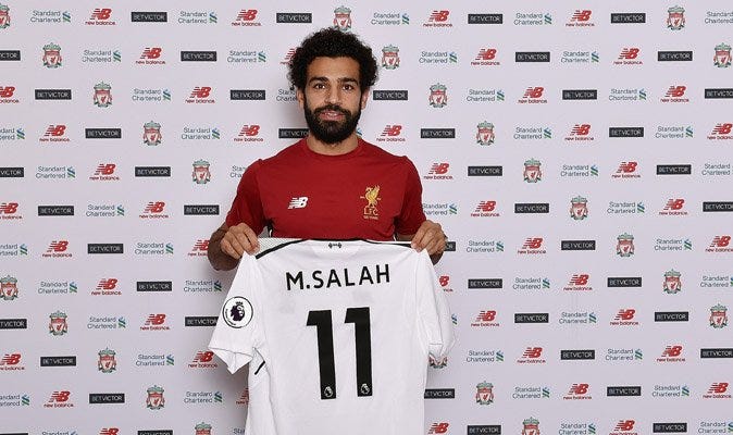camisa do mohamed salah