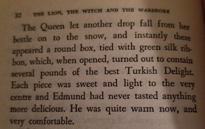 Here S How Many Calories Of Turkish Delight Edmund Pevensie Ate By Dani Alexis Ryskamp Medium