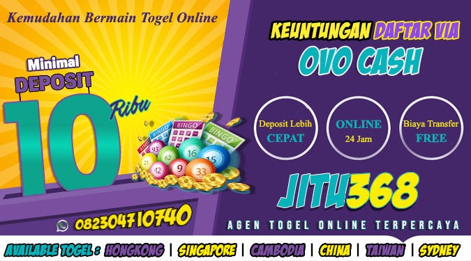Togel Deposit Lewat Ovo
, Deposit Togel Via Ovo Cash Jitu368 By Pemburu Angka Jitu Medium