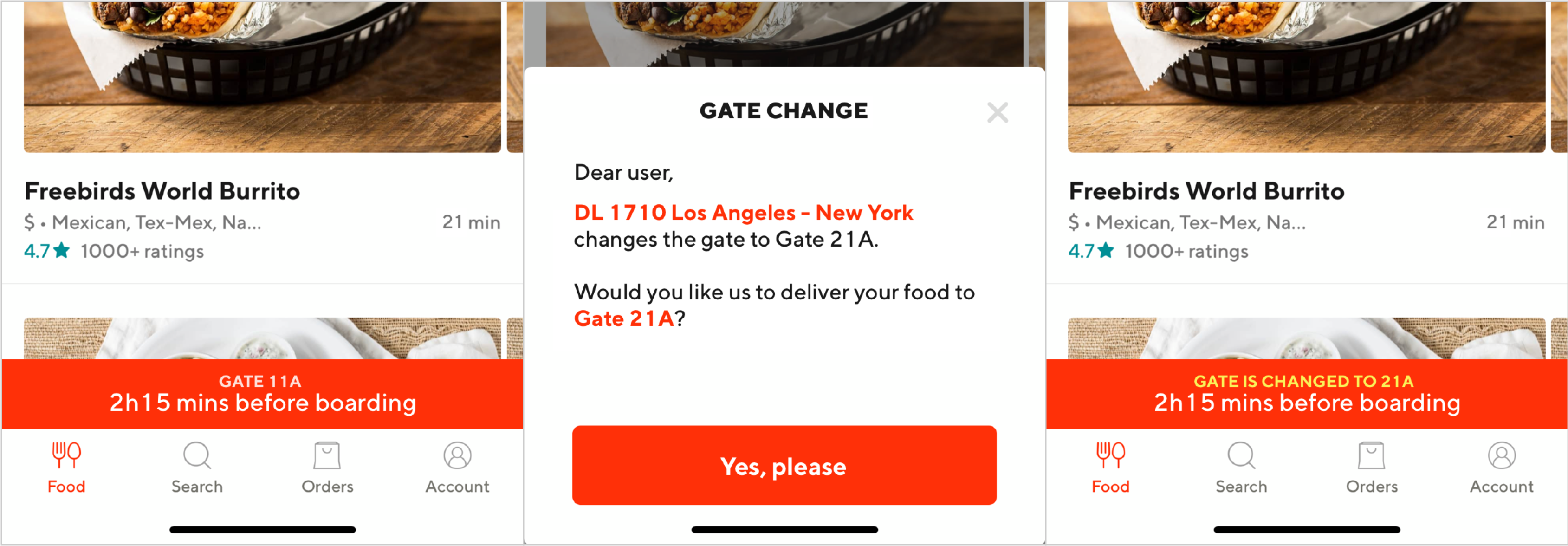 My Doordash Redesign Introducing Gatedash Food Delivery At