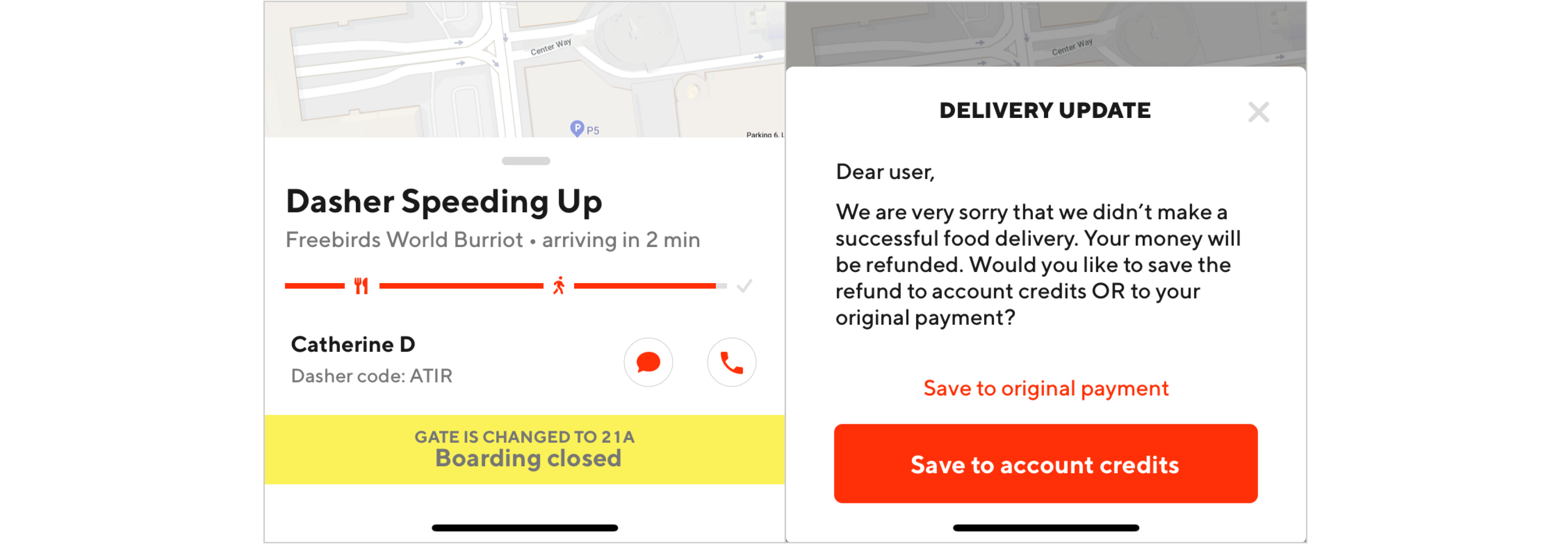 My Doordash Redesign Introducing Gatedash Food Delivery At