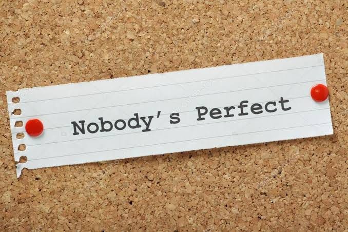 Nobody S Perfect I M Not Perfect You Are Not Perfect By Yomi Adebisi Medium