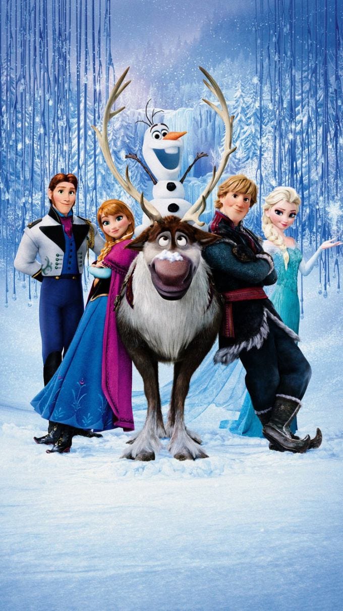 アナと雪の女王 Frozen 07 By Iphone Wallpaper Medium