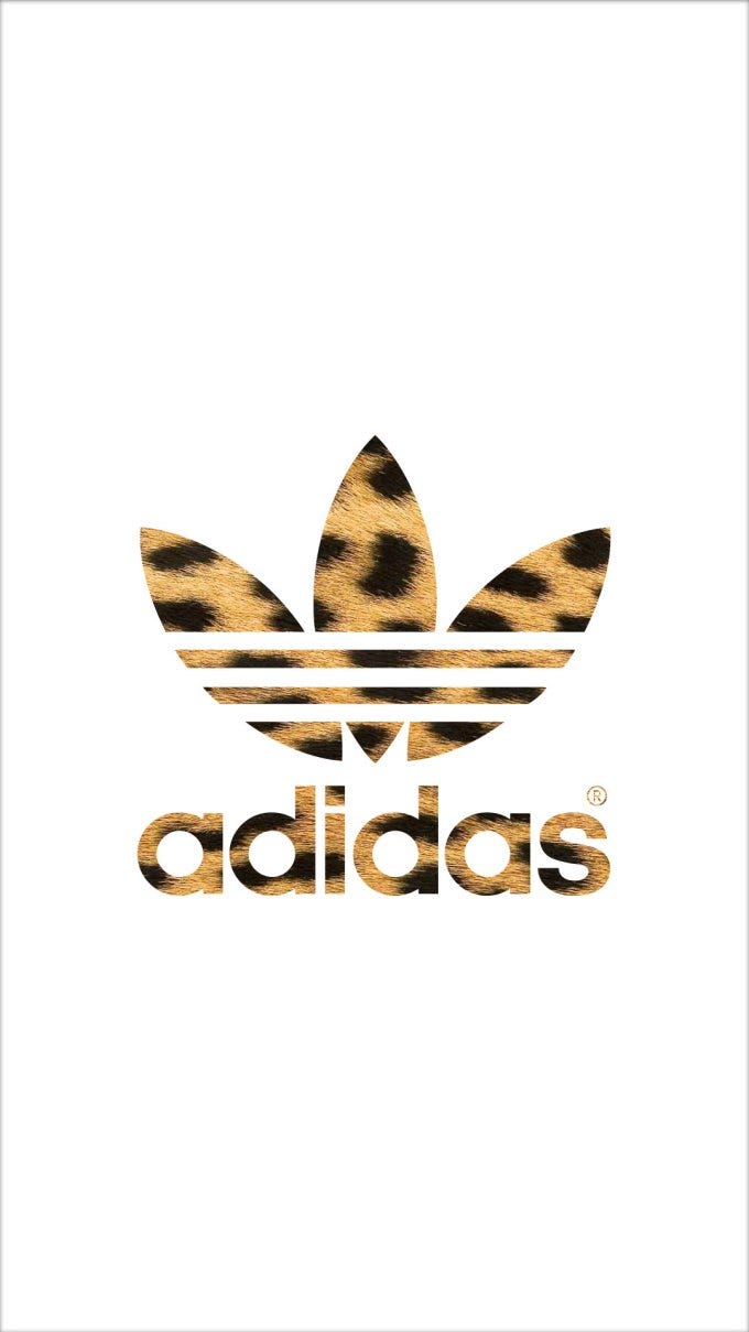 ヒョウ柄 アディダスロゴ Adidas Logo Iphone Wallpaper Medium