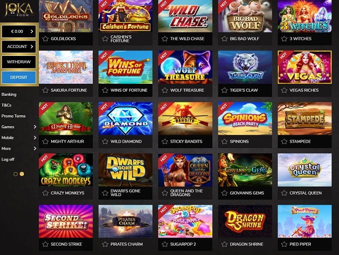 Joka online pokies pics