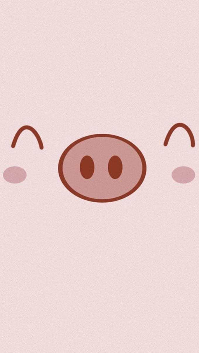 ぶたさんブーブー By Iphone Wallpaper Medium