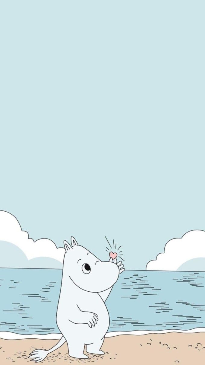 ムーミン Moomin 01 By Iphone Wallpaper Medium