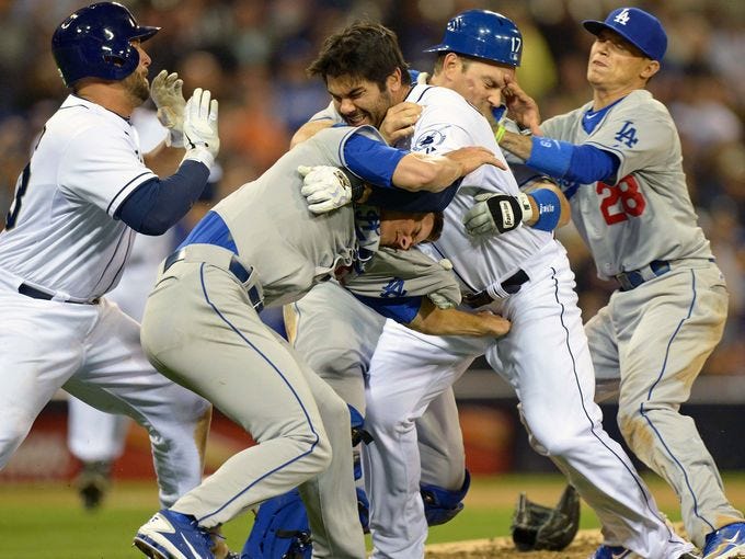 In Honor Of Last Week S Dodgers Padres Brawl We Look Back At