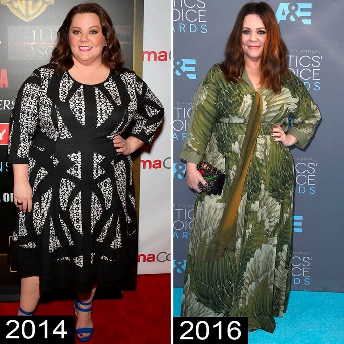 how did melissa mccarthy lose weight