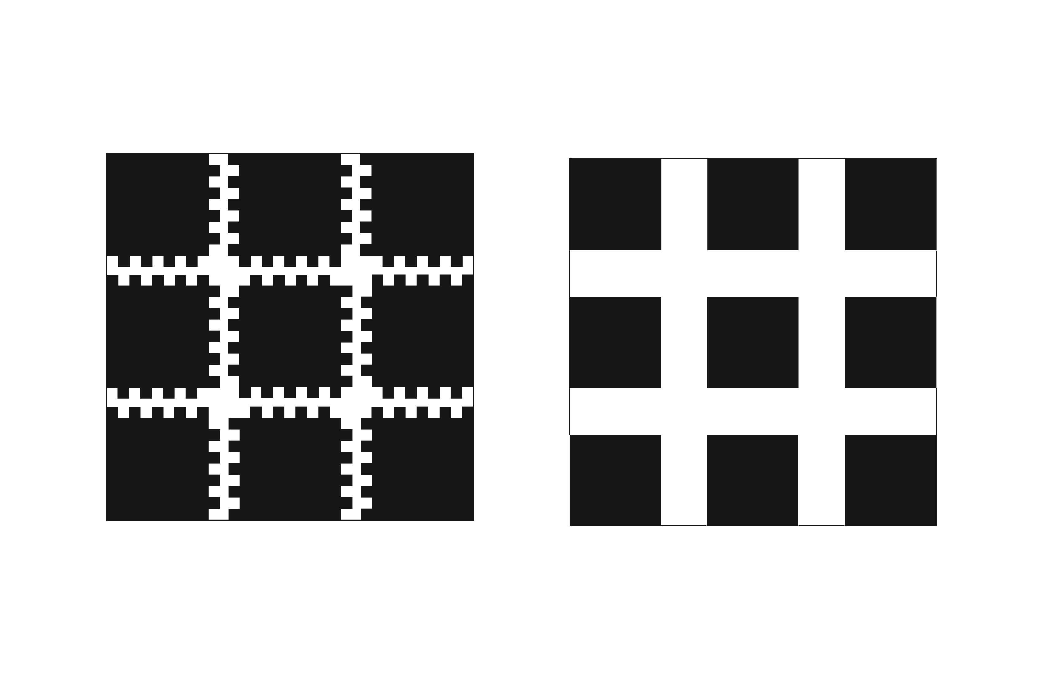 Form and Composition. Using only solid black squares to… | by Eric Kim ...