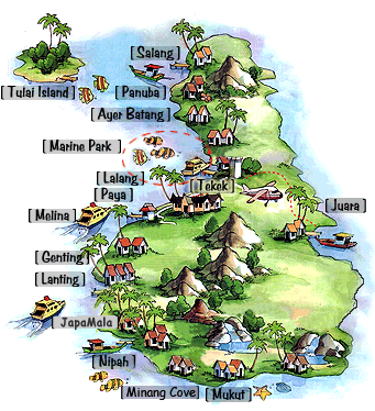 Map Of Tioman Island A Trip To Malaysia, Tioman Island | By Yusuf Erdogan | Think Out Of The Net  | Medium