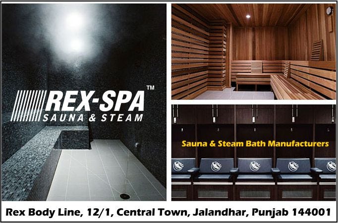 Steam Bath Service Provider for Spa in Jalandhar | by Rex Gym & Sauna ...