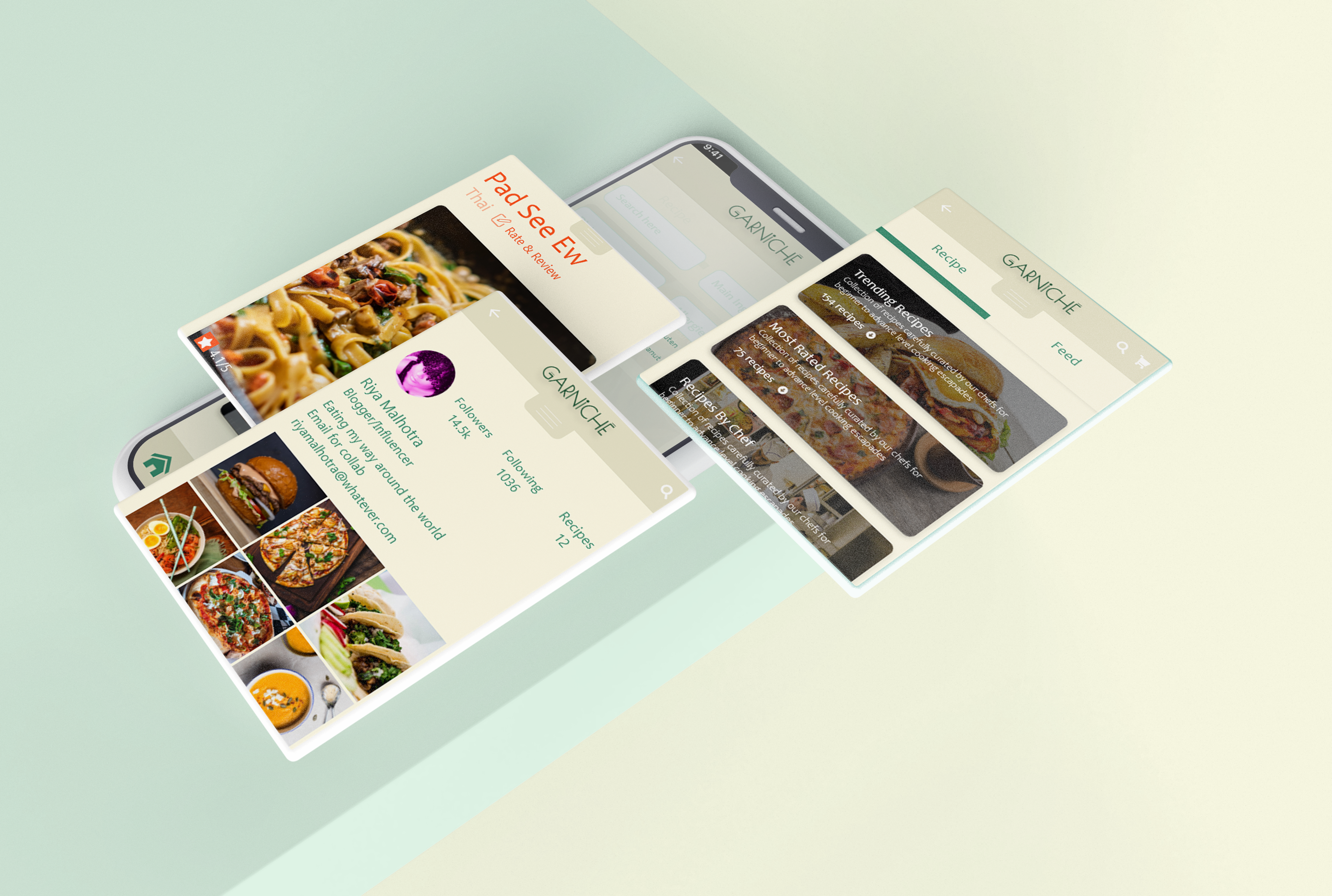 Ui Case Study Of Garniche A Recipe App By Aneetta Davis Medium