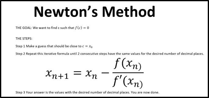 Newtons Method Python. So this is kinda for like people who… | by Prince  Avecillas | Medium