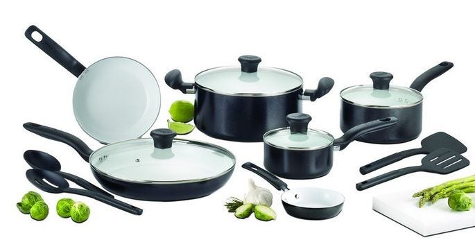 T Fal 14 Piece Cookware Set The Gordon Ramsay Cookware