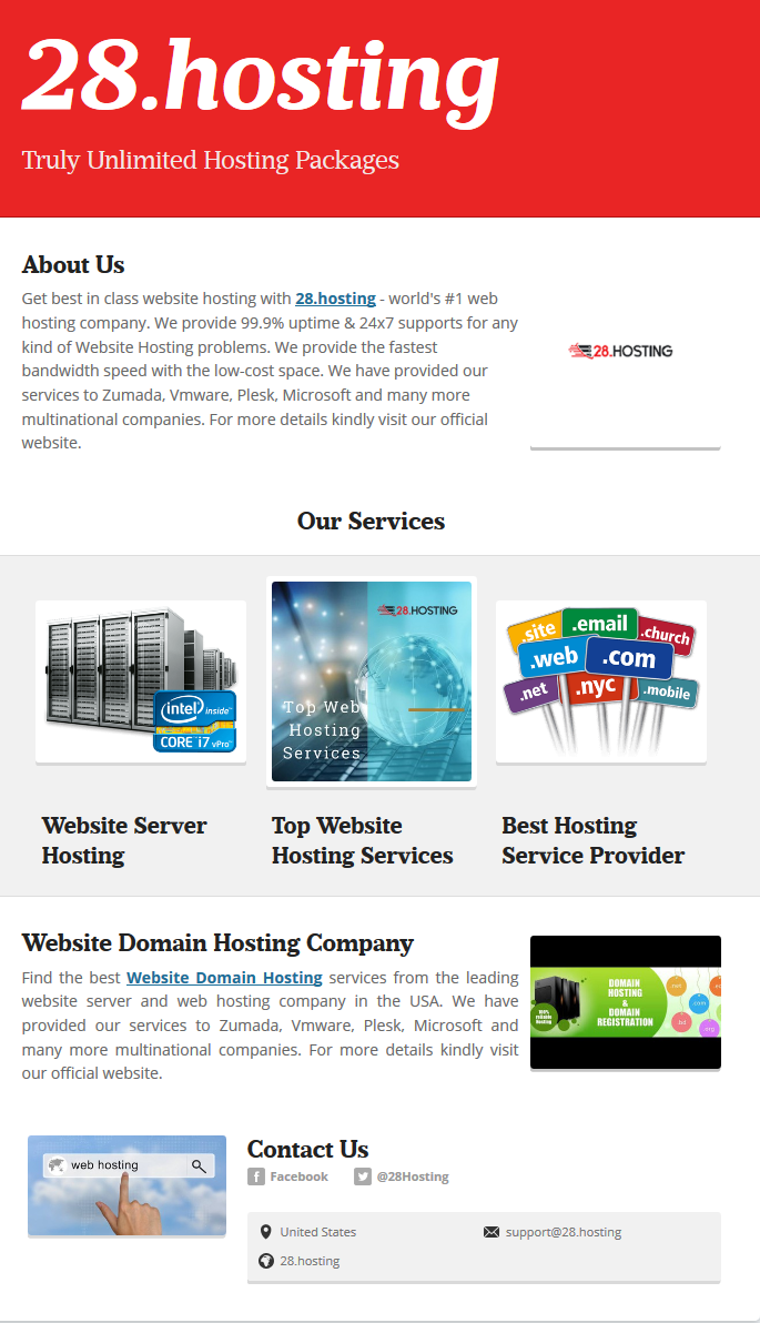 Website Domain Hosting 28 Hosting Medium Images, Photos, Reviews