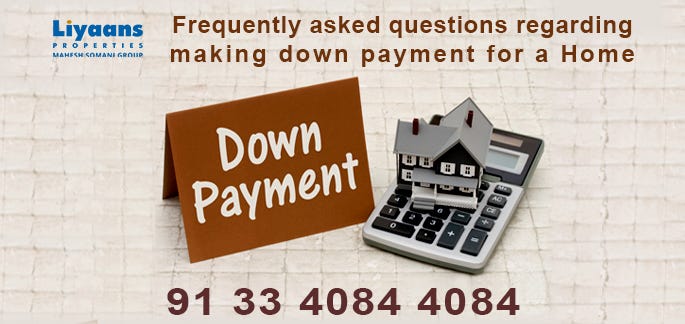 when buying a house when do you pay the down payment