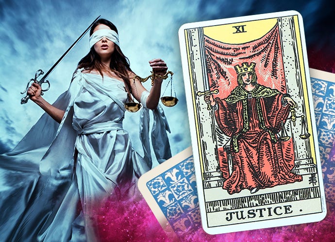 Getting the Justice Tarot Yes or No Questions | by Mark Macsparrow | Medium