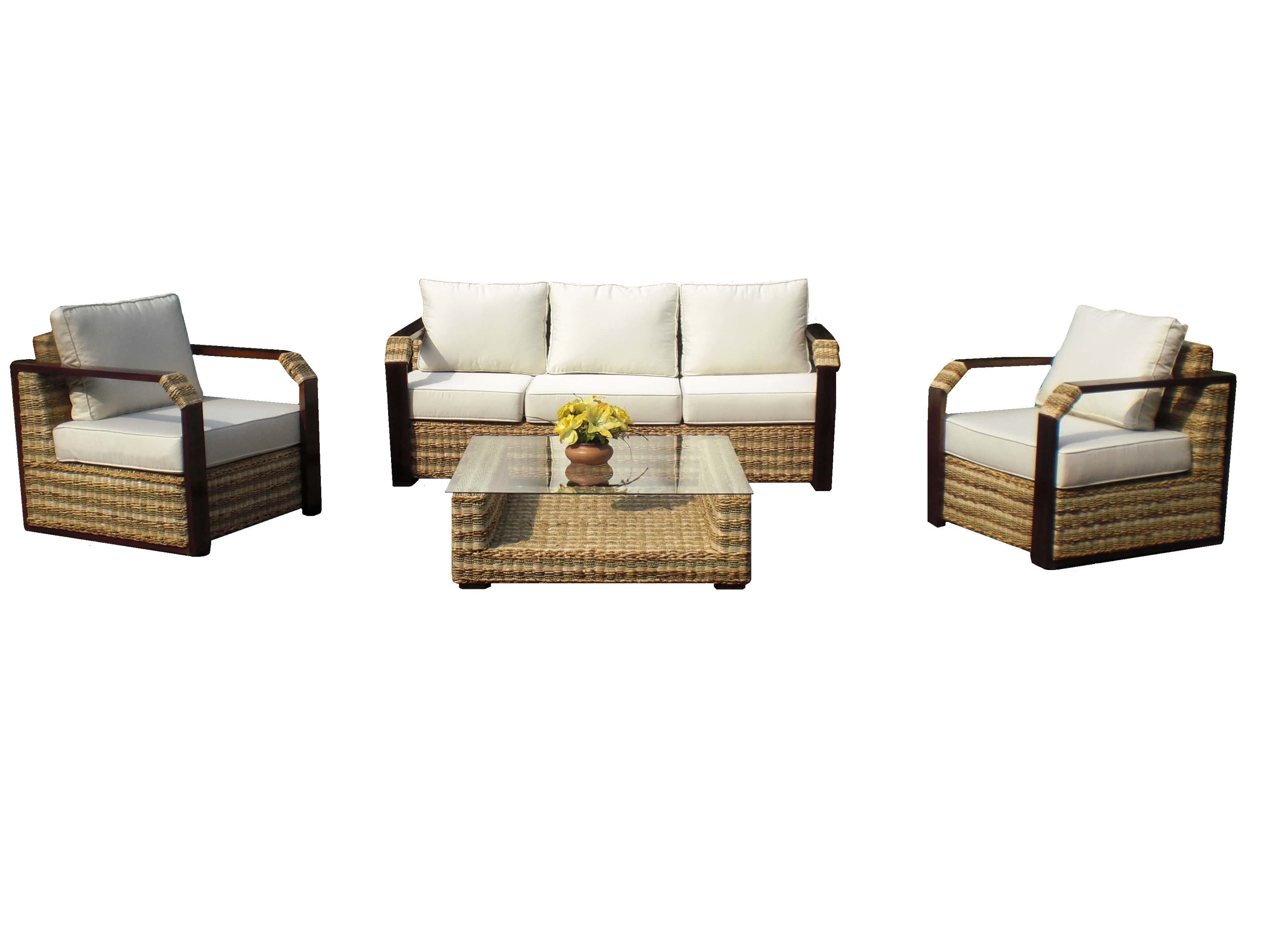 Seagrass Sectional Sofa For Indoor Or Outdoor Design