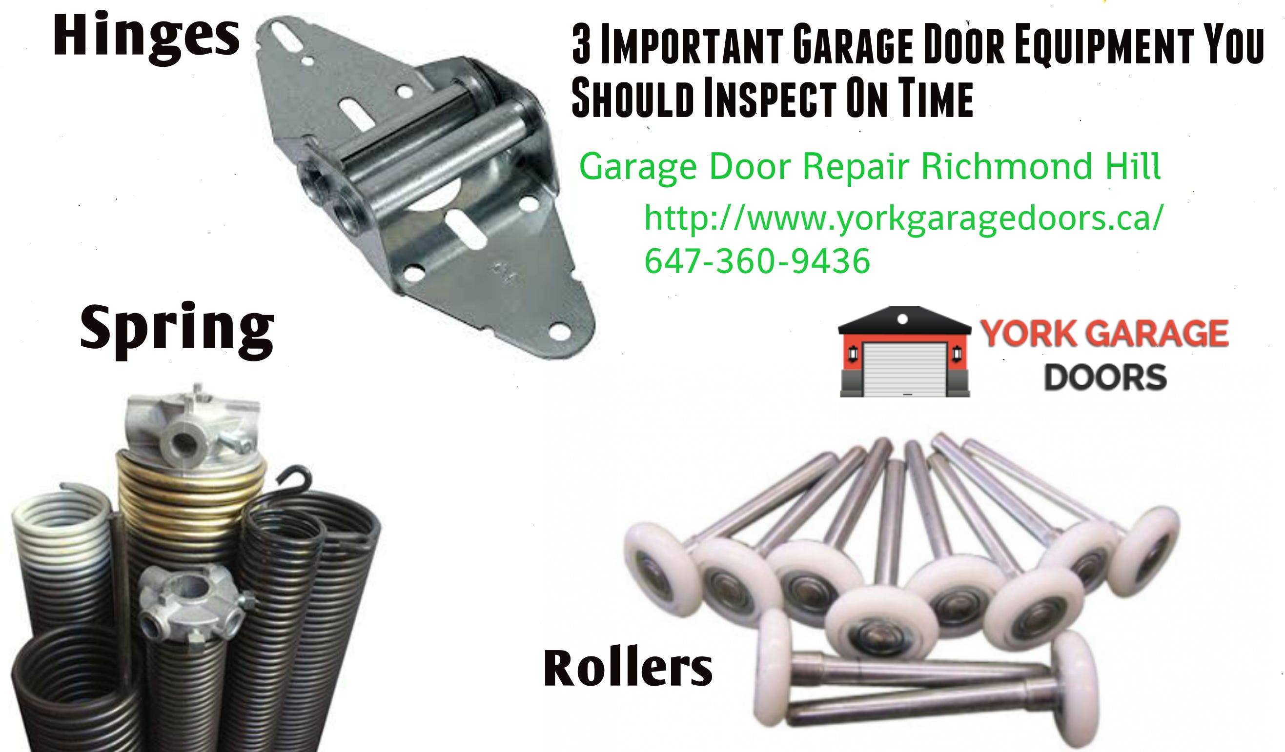 3 Important Garage Door Equipment You Should Inspect On Time