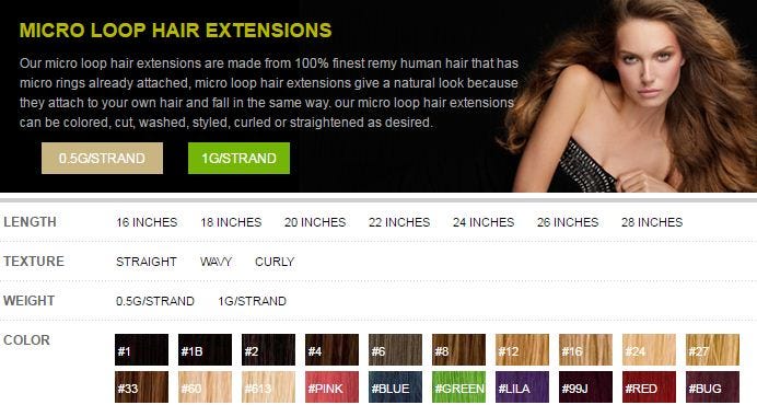 Advance Hairstyles With Micro Loop Human Hair Extensions